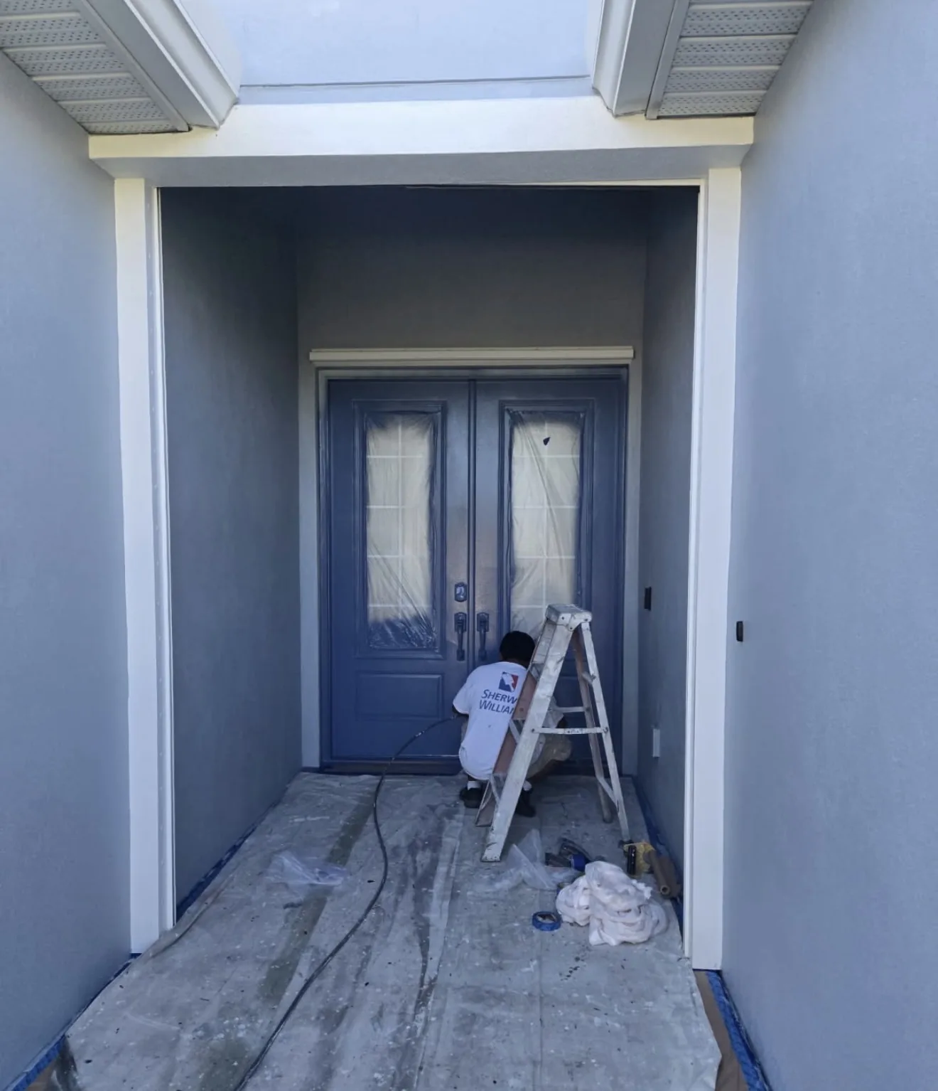 Door paint detail