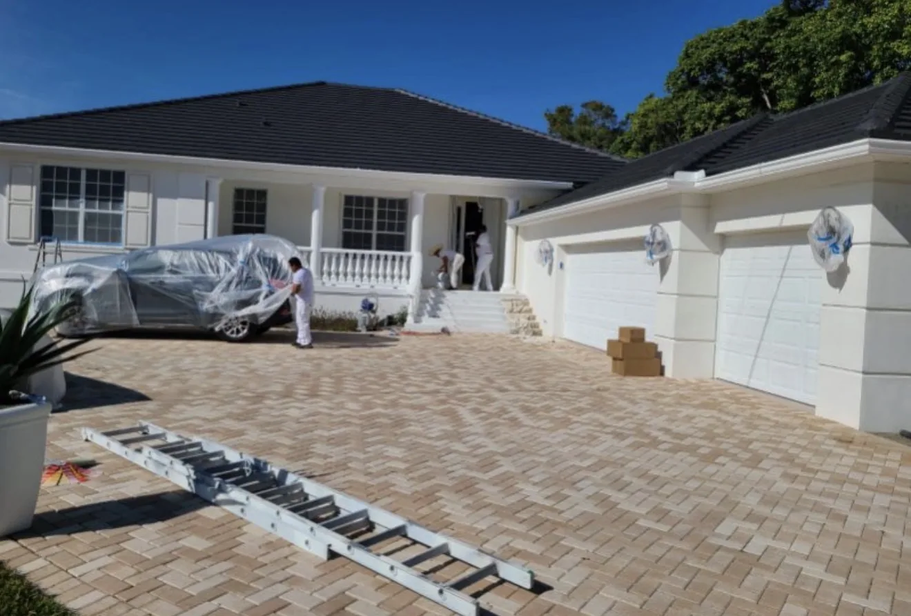 Exterior after