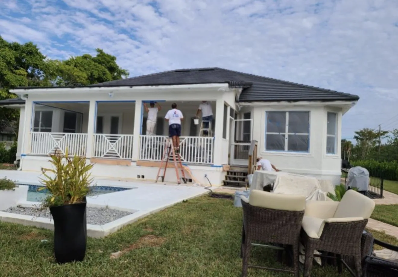 Exterior after