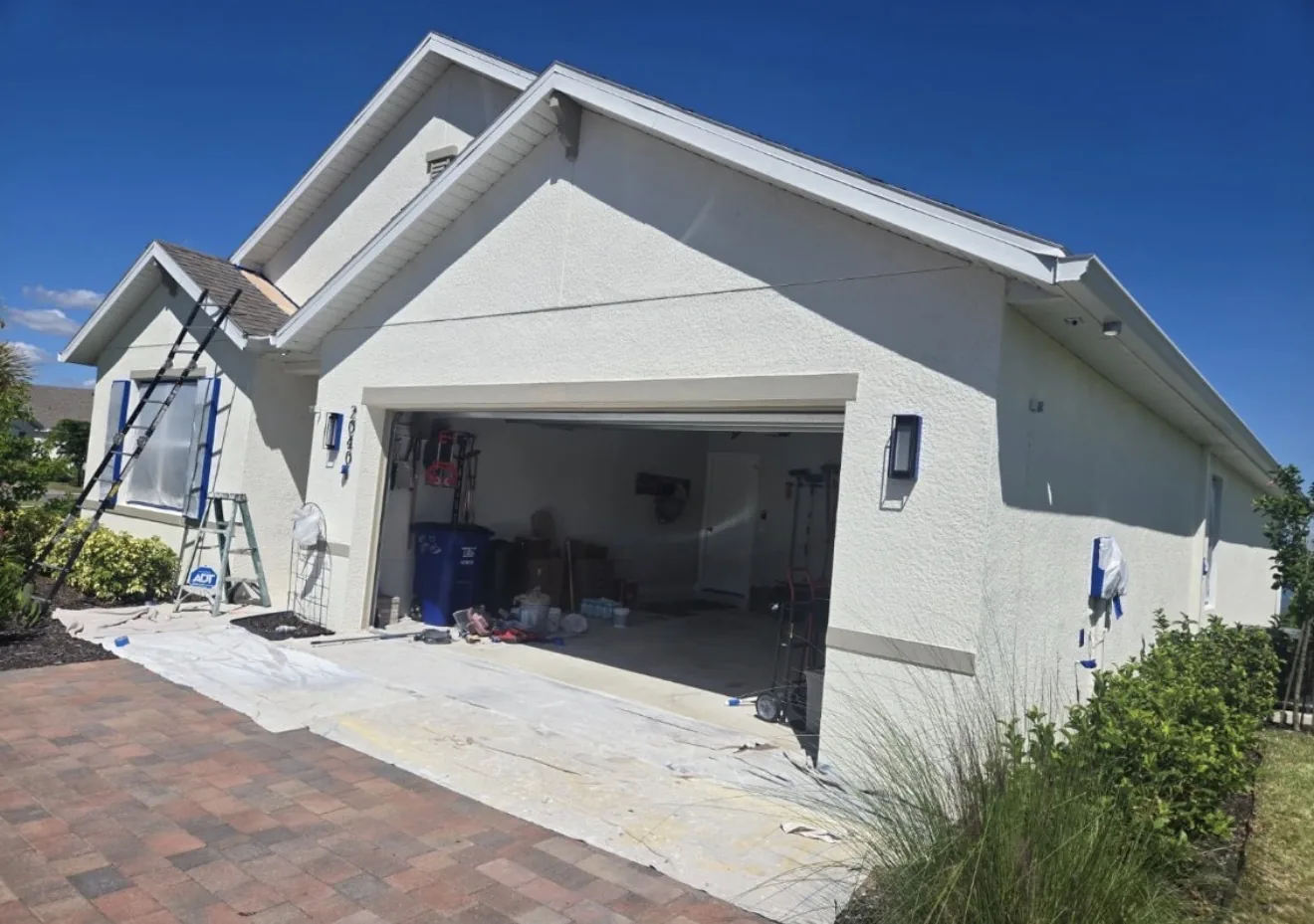 Exterior after