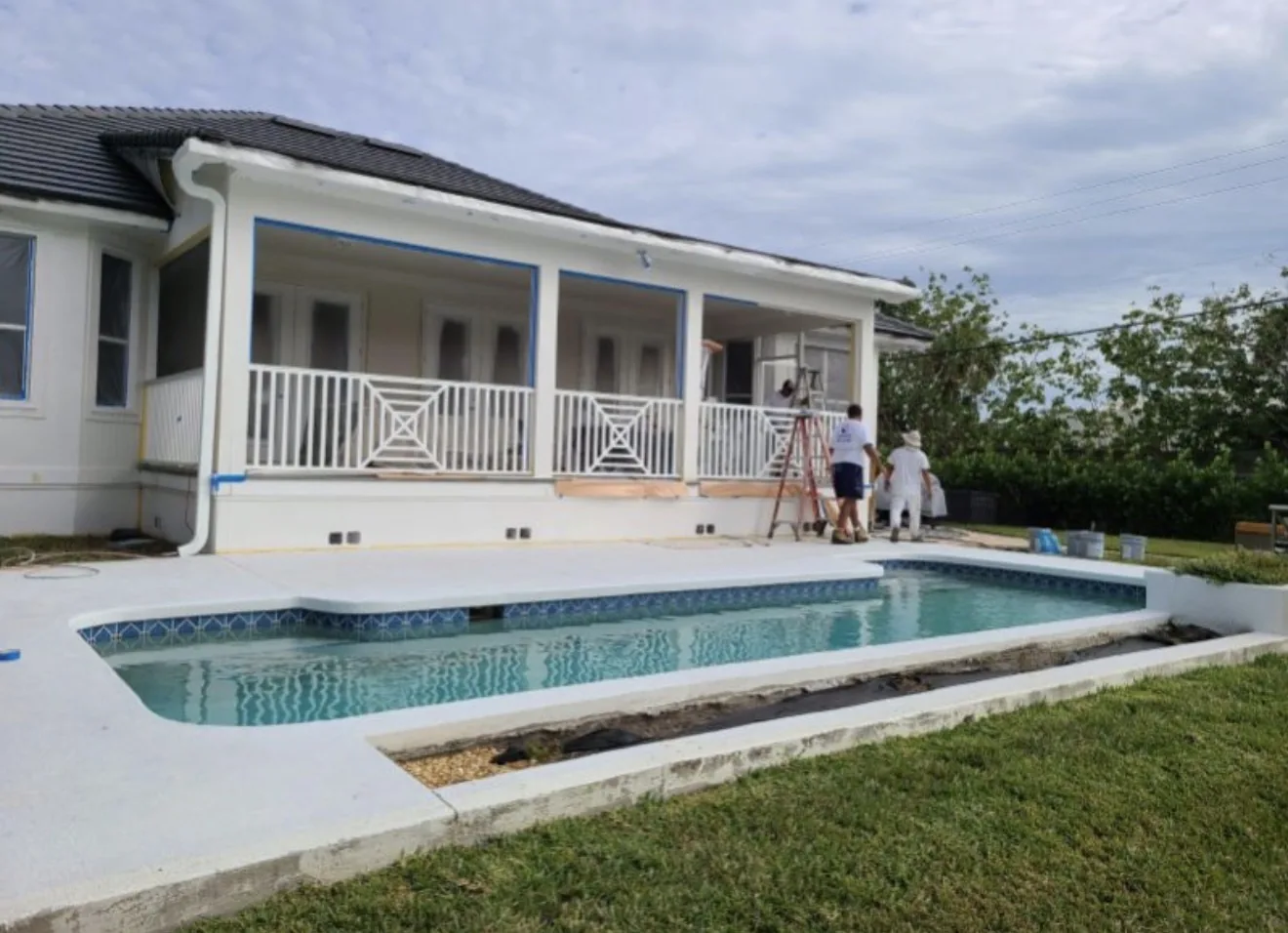 Exterior after