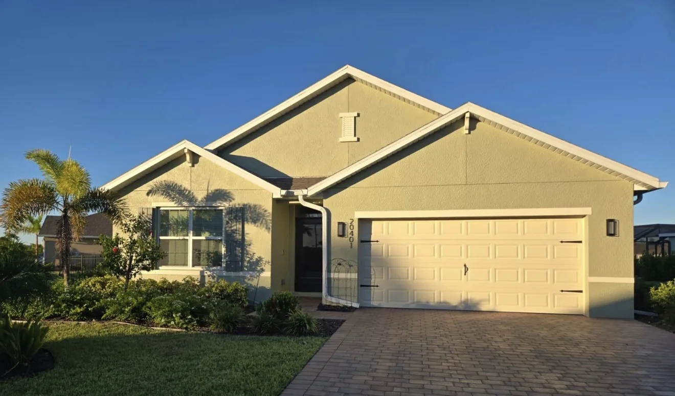 Exterior before