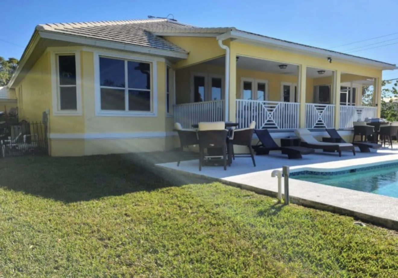Exterior before