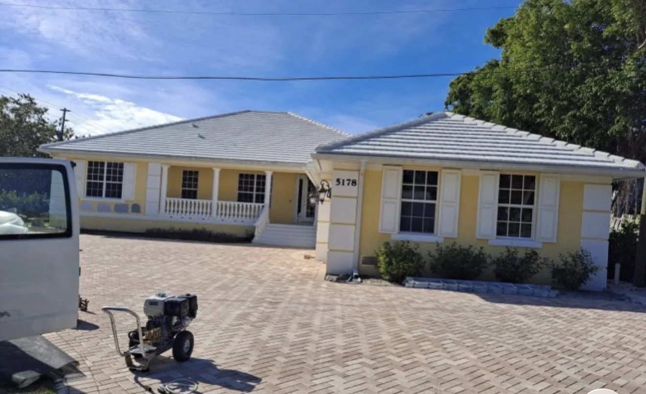 Exterior before
