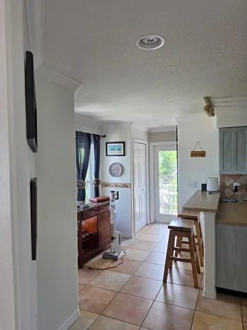 Finished dining room interior painting