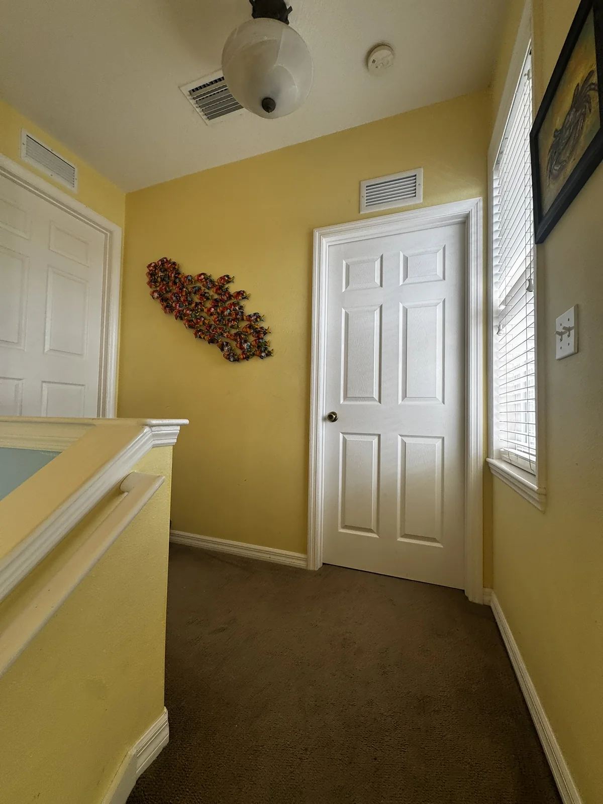 Finished painted upstairs landing